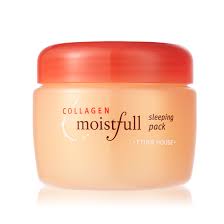 etude house moistfull collagen sleeping pack