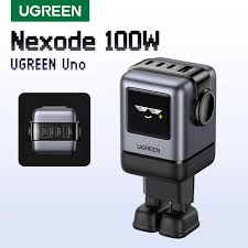 Зарядка UGREEN Uno 100 Вт GaN Charger Robot Design